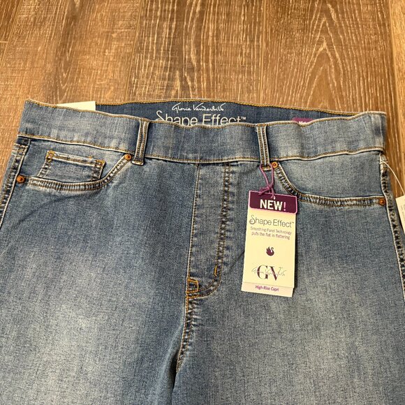 Gloria Vanderbilt Pull-On Hi-Rise Capri Jeans – Size 16 - Picture 11 of 16